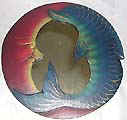 red moon blue dolphin mirror