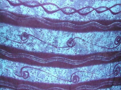 Batik sarong,summer dress -Wavy, twisted and spiral pattern design monocolor fashion pareo