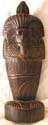 Egyptian pharoah abstract carving stand