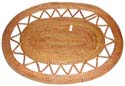 Celtic pattern design oval shape fashion wooden coaster