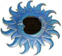 Assorted color fire edge moon and shooting star design fashion mirror