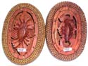 Assorted shape and carving design tropical wood retan box