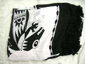 Balinese import wholesaler, Black and white tribal gecko designed spring sarong dress