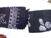International bali bali fashion exporter, Indonesian style spring sarong dress in black and white with beautiful sea life