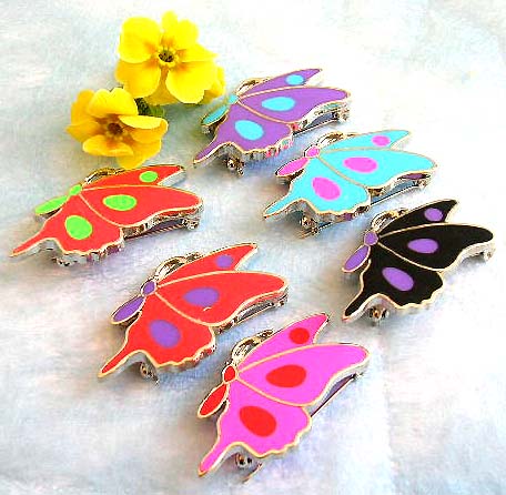 Wholesale butterfly jewelry, butterfly fashion brooch, handcrafted enamel pin             