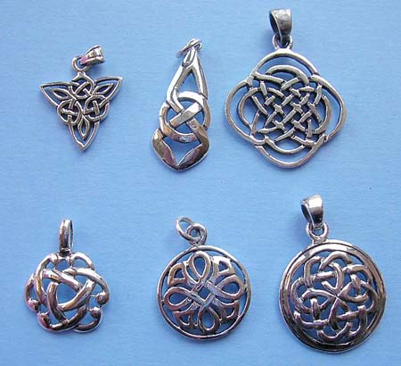 Wholesale jewelry gift idea, Celtic pendant made of 925. sterling silver