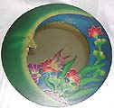 assorted colour moon and flowers mirror 