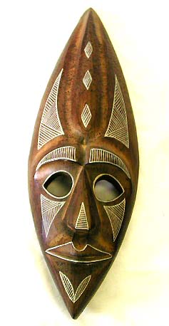accent your home and garden with exotic tribal primitive original art piece