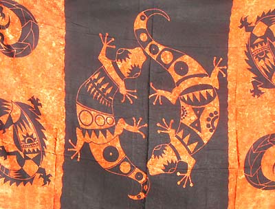 Mystic creature pakome sarong of gecko