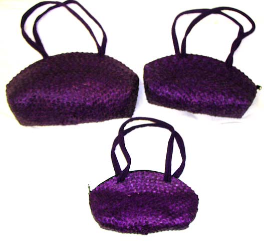 woman's accessories - assorted color and design zipper hand bag