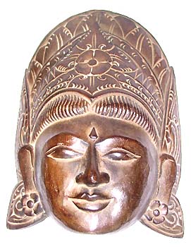 Asian festival decoration - femal buddha face mask