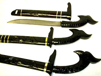 Martial art lover gift - assorted design Japanese style sword set (3 pieses different sizes)