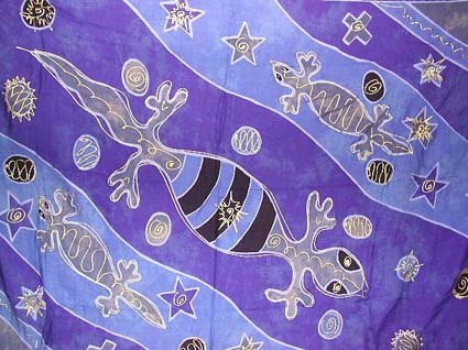 Indonesia hand painting Sulu sarong artwear wholesale. Wholesale sarong - blue and grey sea life shark fish design wrapping sarong 