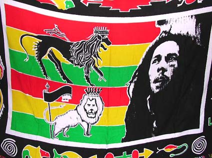 Batik sarong,summer dress -Assorted design "BOB MARLEY" motif fashion sarong wrap
