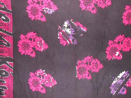 Batik sarong,summer dress -Assorted color floral design fashion sarong wrap