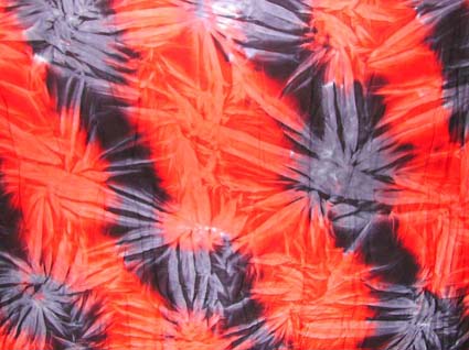 Batik sarong,summer dress -Orange and black color fashion pareo with leaf pattern design