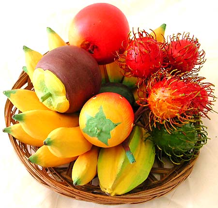 Home kitchen decor - assorted combination fashion imitation fruit tray