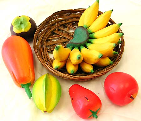 Home kitchen decor - assorted combination fashion imitation fruit tray