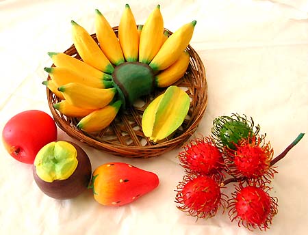 Home kitchen decor - assorted combination fashion imitation fruit tray