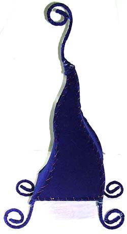 Blue lantern fashion lamp shape 