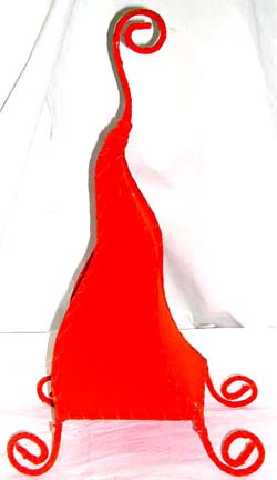 Orange lantern fashion lamp shape 