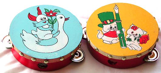 Assorted color and pattern design oriental wooden shaker, great gift for kids 