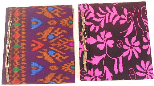 Wholesale textile fabric cover photo album from Bali