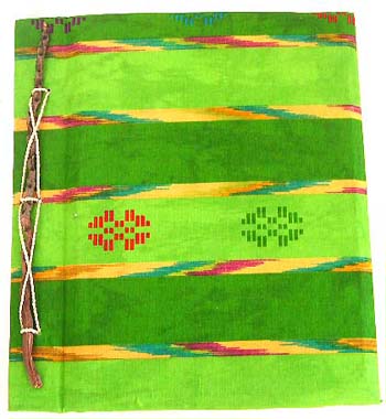 Wholesale textile fabric cover photo album from Bali