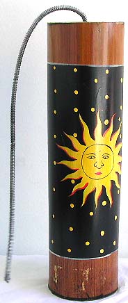 Black sun star wooden wire musical instrument