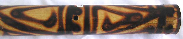 Fire burn bamboo long stand flute