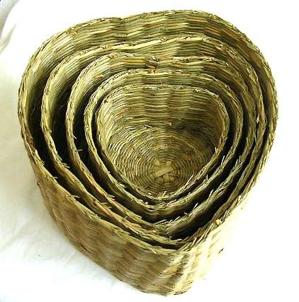 Heart love straw box set, set of 5 boxes