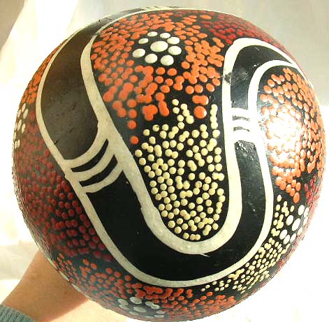 wholeale maracas with batik style Bali dots painting