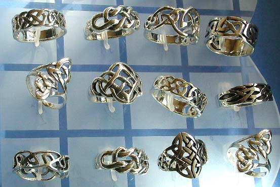 925 jewelry silver sterling wholesale, ring in Celtic knot work design