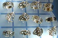silver jewelry wholesale, 925 jewelry silver sterling Celtic ring wholesale lot